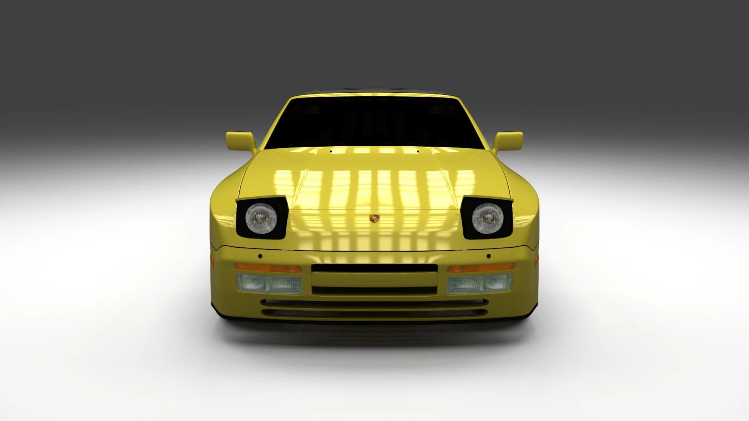 porsche 944 convertible 3D Model .c4d .max .obj .3ds .fbx .stl .blend