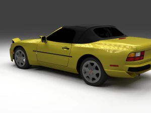 porsche 944 convertible 3D Model