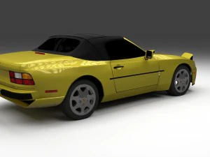 porsche 944 convertible 3D Model
