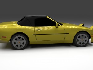 porsche 944 convertible 3D Model