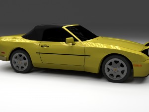 porsche 944 convertible 3D Model