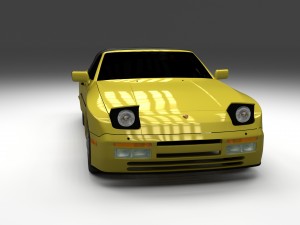 porsche 944 convertible 3D Model