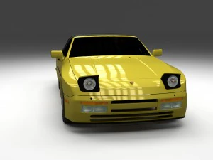 porsche 944 convertible 3D Model