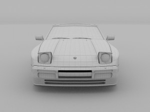porsche 944 convertible 3D Model