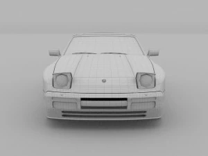 porsche 944 convertible 3D Model