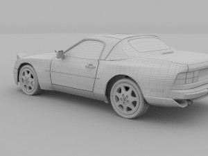 porsche 944 convertible 3D Model