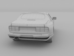 porsche 944 convertible 3D Model