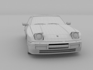 porsche 944 convertible 3D Model