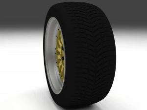 BBS-Rad Gold 3D Modell