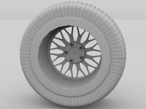 bbs wheel gold Modello 3D