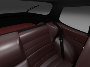 porsche 944s w interior 3D Model