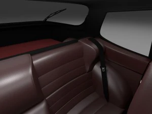 porsche 944s w interior 3D Model