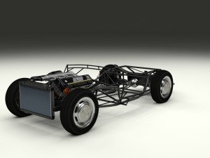 fully modelled mercedes 300sl roadster Model 3D