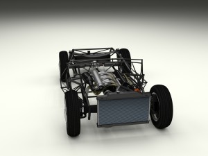 fully modelled mercedes 300sl roadster Model 3D