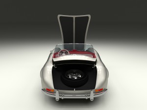 fully modelled mercedes 300sl roadster Model 3D
