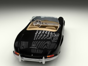mercedes 300sl roadster w198 3D Model