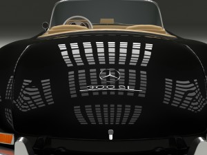 mercedes 300sl roadster w198 3D Model