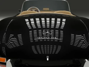 mercedes 300sl roadster w198 3D Model