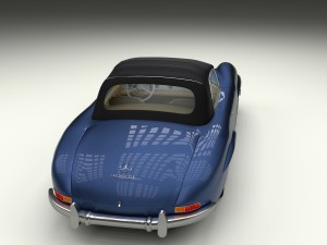 mercedes 300sl roaster top Modelo 3D