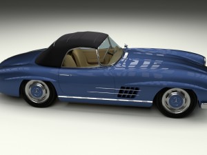 mercedes 300sl roaster top Modelo 3D