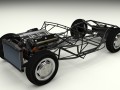 mercedes 300sl roadster chassis Modèle 3D