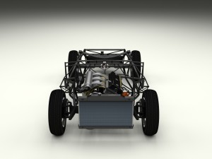 mercedes 300sl roadster chassis 3D 模型