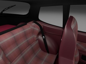 porsche 944 turbo s with interior Modello 3D