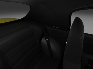 porsche 944 cabriolet with interior 3D Модель