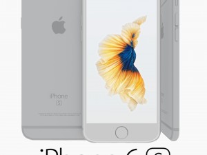 iphone 6s silver 3Dモデル