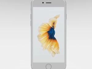 iphone 6s argento Modello 3D