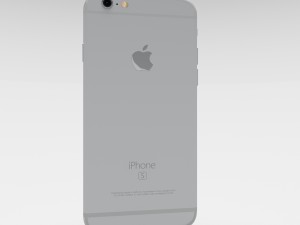 iphone 6s silver 3D Model