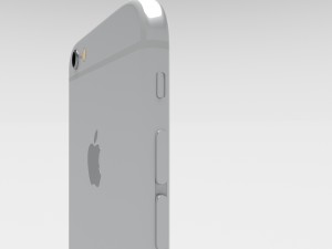 iphone 6s silver 3D Model