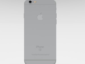 iphone 6s silver 3D Model