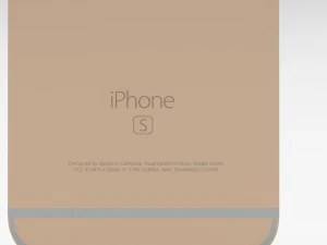 iphone 6s gold 3D Model