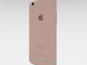 iphone 6s rose gold 3D Model
