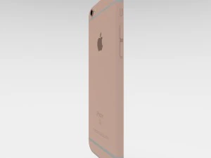 iphone 6s rose gold 3D Model