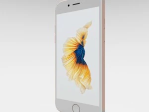 iphone 6s rose gold 3D Model
