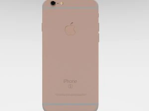 iphone 6s rose gold 3D Model
