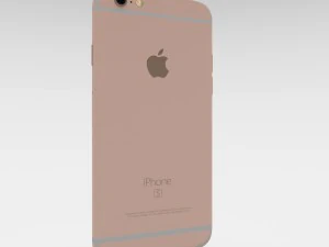 iphone 6s rose gold 3D Model