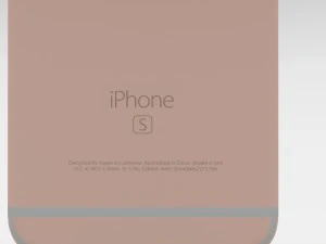 iphone 6s rose gold 3D Model