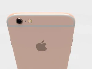 iphone 6s rose gold 3D Model