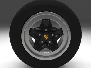 पोर्श पहिया 3D मॉडल