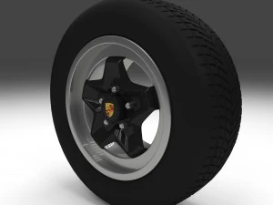porsche wheel 3D Model