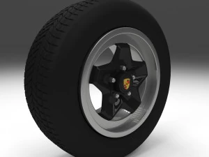 porsche wheel 3D Model