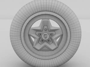 porsche wheel 3D Model