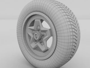 porsche wheel 3D Model