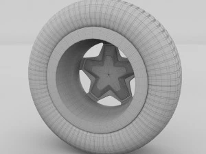 porsche wheel 3D Model