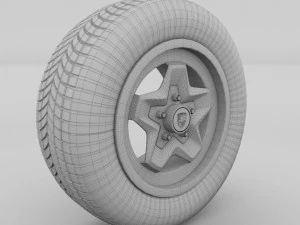 porsche wheel 3D Model