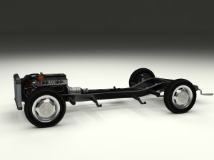 full w interior mercedes 190sl 3D Model