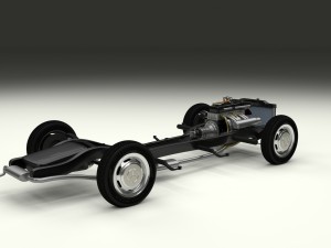 full w interior mercedes 190sl 3D Model